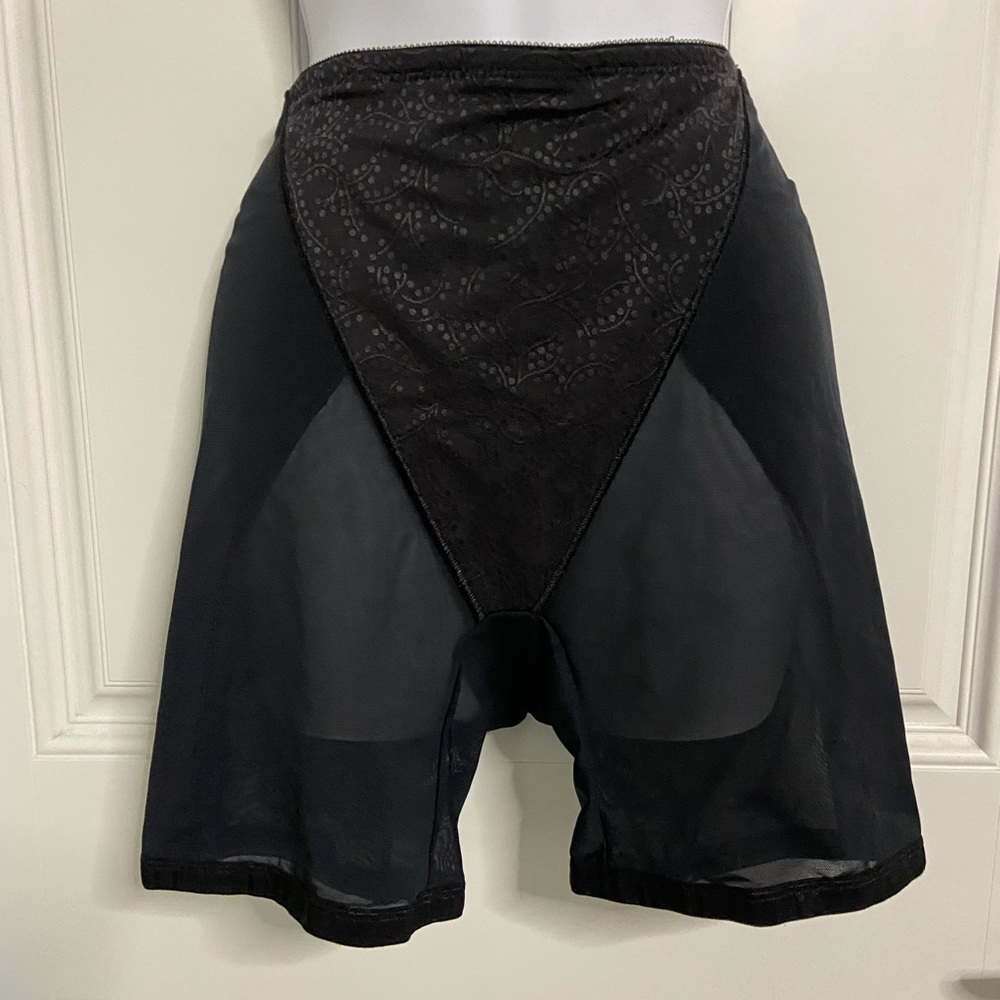T5- Black Mesh Leg Shaper Shorts